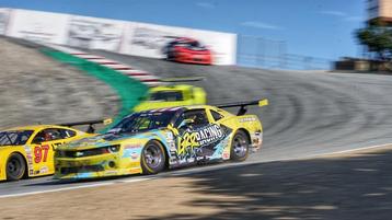 Abbate Conquers Engine Issue and Races to the Checkered Flag